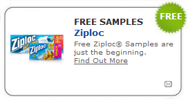 FREE Ziploc Samples