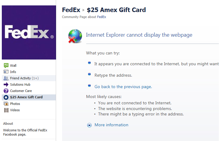 FREE $25 American Express Gift Card From FedEx - Hunt4Freebies