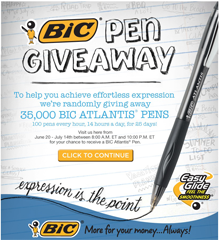 Bic-Pen-Giveaway