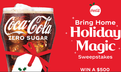 Coca Cola Bring Home Holiday Magic Sweepstakes Hunt4Freebies